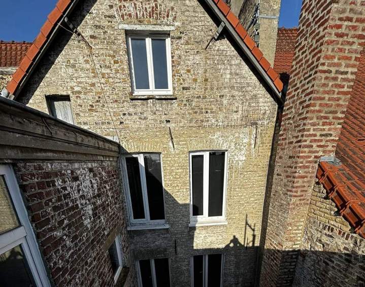 Rénovation façade près de Saint-Omer